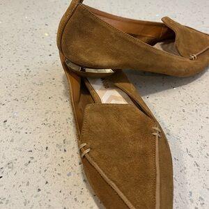 Brown Suede Women's Loafers